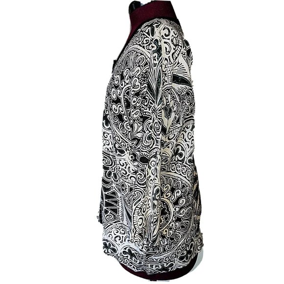 Alfani Womens Cardigan Sweater Size Large Multicolor Button Down - Picture 4 of 6